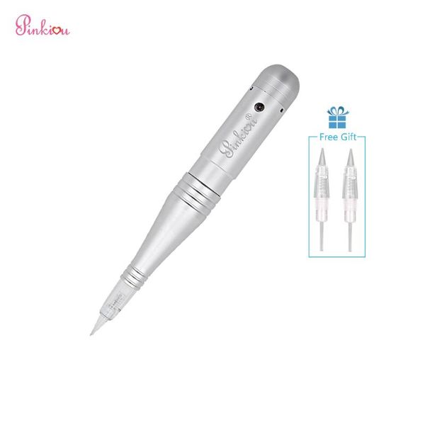 

tattoo guns kits pinkiou permanent makeup pen machine hair stroked eyebrow professional rotary microblading for eyeline lip