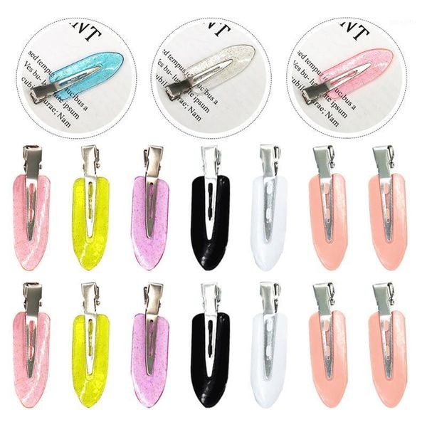 

hair styling clips makeup crease bend barrettes pin1