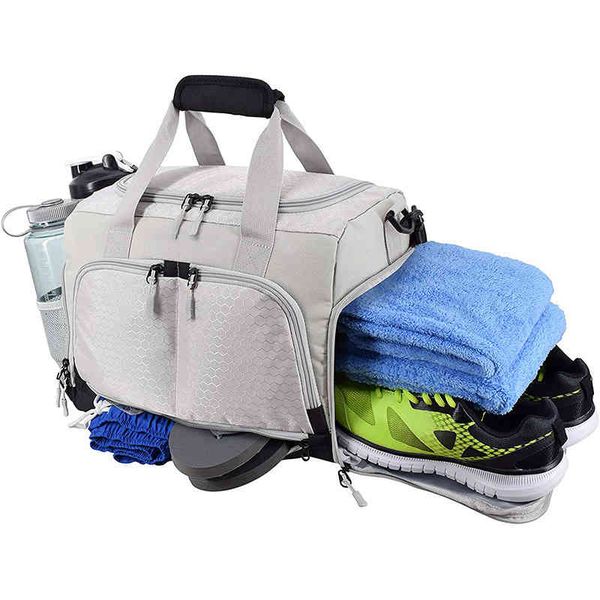 

selling travel storage bag dry wet separation shoes vacation gray hand, Blue;pink