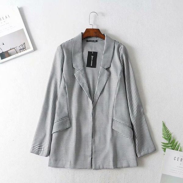 

women's jackets fashion 55-9889 european and american style pattern retro suit jacket, Black;brown