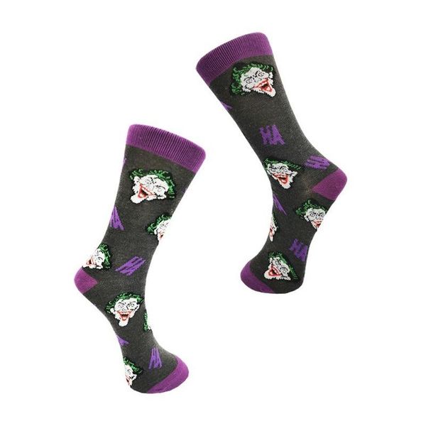 

men's socks personalized halloween tube european and american trend clown series, Black