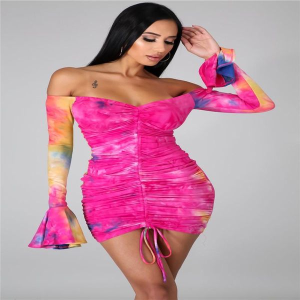 

pink strapless full sleeve skinny mini dress tight club party lady fashion sheath high street casual dresses, Black;gray