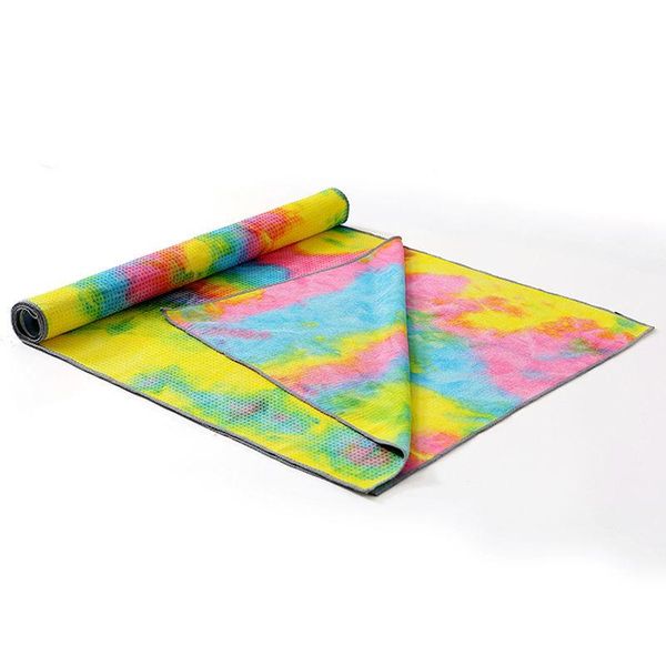 

yoga mats printed towel, mat, non-slip, sweat-absorbent, portable blanket,towel pad sports fitness blanket