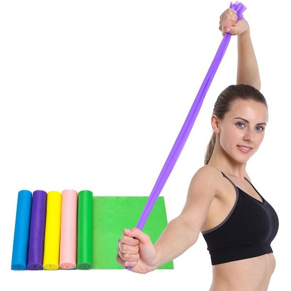 

latex yoga elastic band stretching pull sheet resistance rope fitness bands