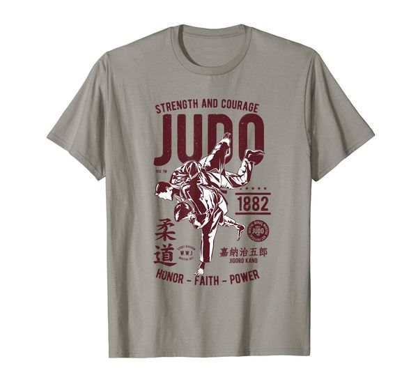 

judo t-shirt, White;black