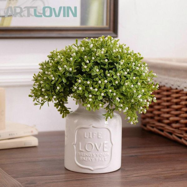 

vases nordic classic style ceramic vase for home decoration artificial flower tablewhite green color carved with love letter