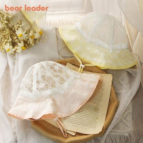 

bear leader toddler baby cute hats summer children's fashion girls boys embriodery flowers caps kids accessories &, Yellow