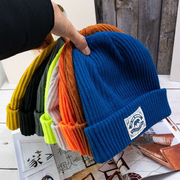 

hat blue cloth wool men and women fashion lovers autumn winter warm yuppie knitted cold, Blue;gray