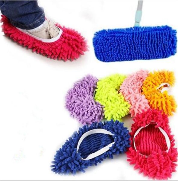 

cleaning cloths 1 piece microfiber mop floor lazy fuzzy slippers house home flooring tools shoes bathroom kitchen cleaner