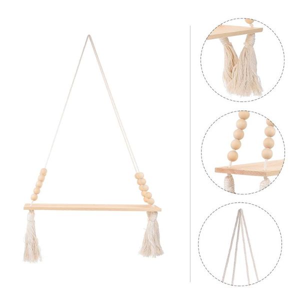 

hangers & racks 1pc cotton thread weaving craft flowerpot rack plant pot display hanging