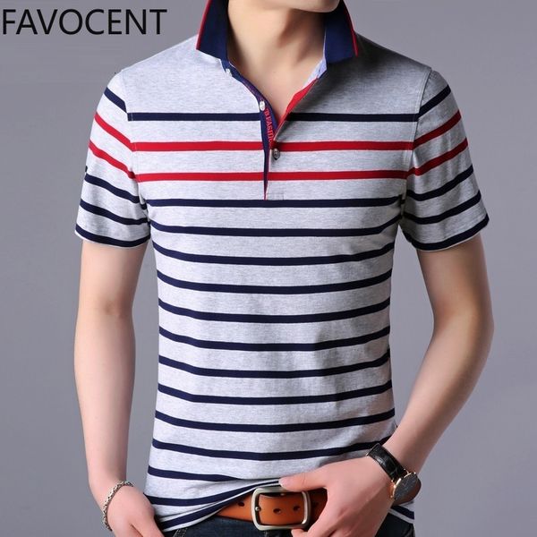 

men's t-shirts summer short polo mens business fashion commute striped breathable casual clothing slim homme n0eb, White;black