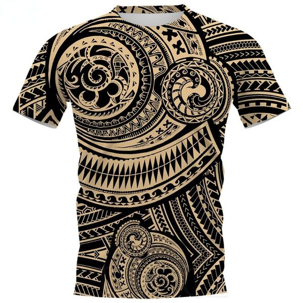 

men's t-shirts t-shirt viking polynesian tattoo style 3d printing short sleeve pullover women's harajuku casual nisex, White;black