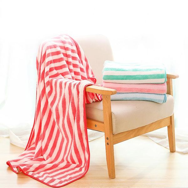

towel striped multicolor barth strong absorption bathrobe cotton head wrap quick dry facetowel household hand set