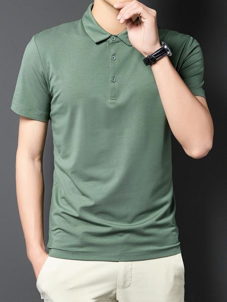 

men solid polo shirt y9wc#, White;black