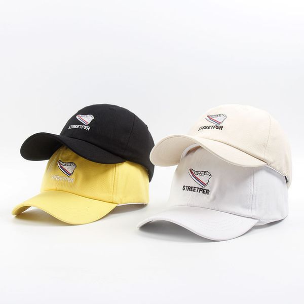 

black sports shoes embroidered baseball cap soft casual simple men's and women's hat street fashion, Blue;gray