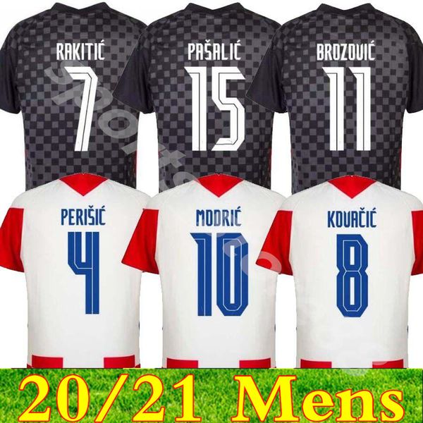 

20 21 modric 2021 national team mandzukic home away orsic soccer jersey perisic rakitic srna kovacic brozovic rebic football shirts men + ki, Black