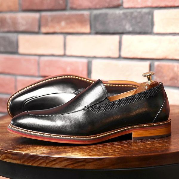 

dress shoes formal leather men's business1, Black