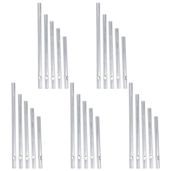 

decorative objects & figurines 25pcs aluminum wind chime pendant tube diy