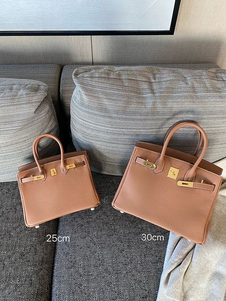 

messenger bag handbag ladies design brand new wild pure color gold brown leather platinum large-capacitybags cowhide lily pattern cowhide