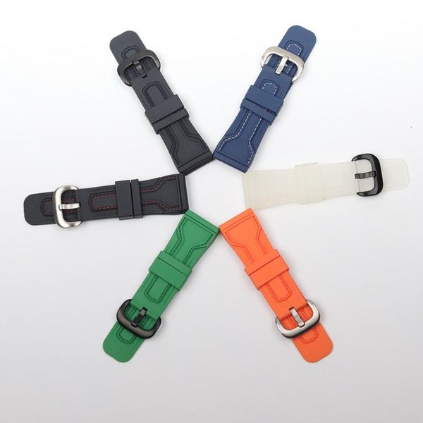 

watch bands 28mm men waterproof watchbands for seven on friday strap silicone rubber accessories wrist band bracelet belt, Black;brown