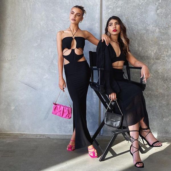 

women's swimwear swimsuit women 2021 beach dress for rest beachwear cover up condole solid color skirt high waist polyester summer, White;black