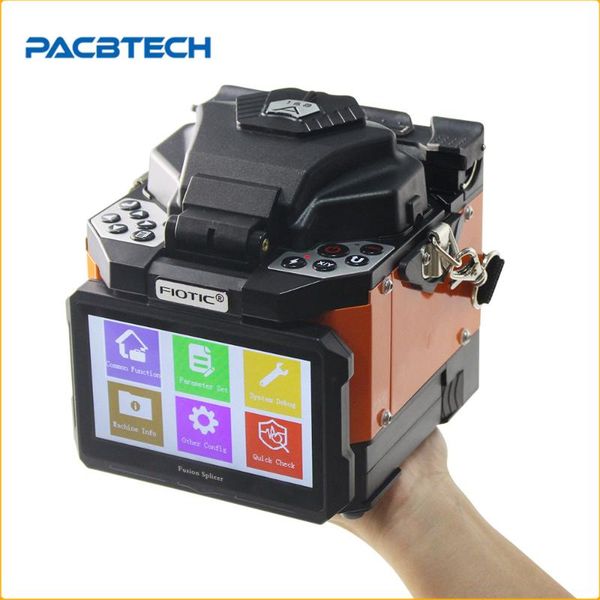 

fiber optic fusion splicer splicing machine 6 motor core to 168a equipment