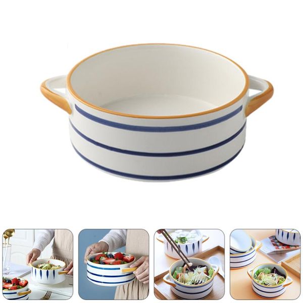 

bowls 1pc ceramic bowl delicate fruit home salad dish pan for decor