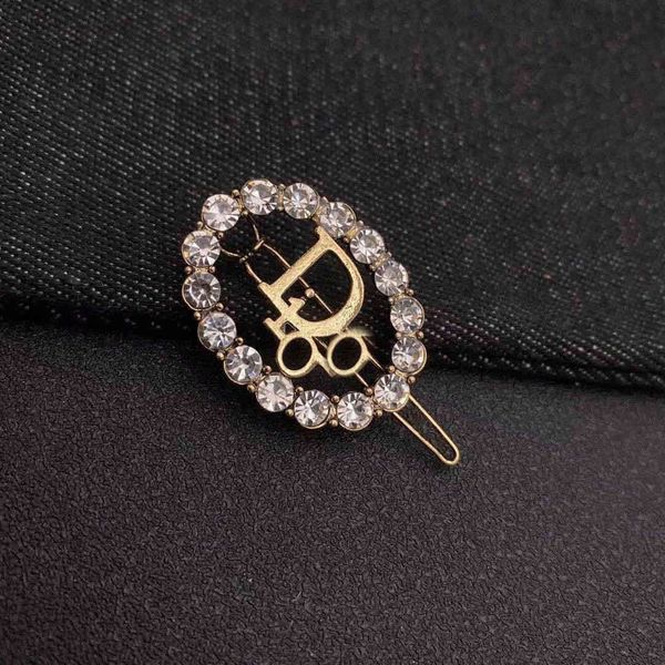 

design jewelry 2021 new letter make old style oval bangs frog clip hairpin headdress the same as, Golden;silver