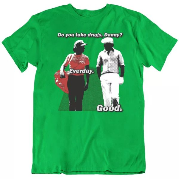 

caddyshack chevy chase ty webb funny t shirt, White;black