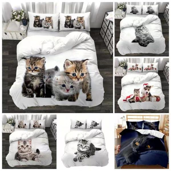 

bedding sets cat set quilt cover 3d digital printing large fashion design