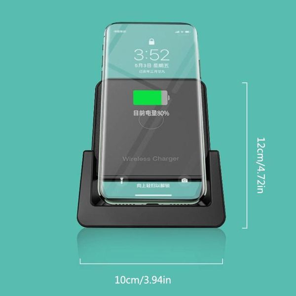 

cell phone repairing tools mobile wireless charger 10/15w qi smart fast charging recharger stand 45ba