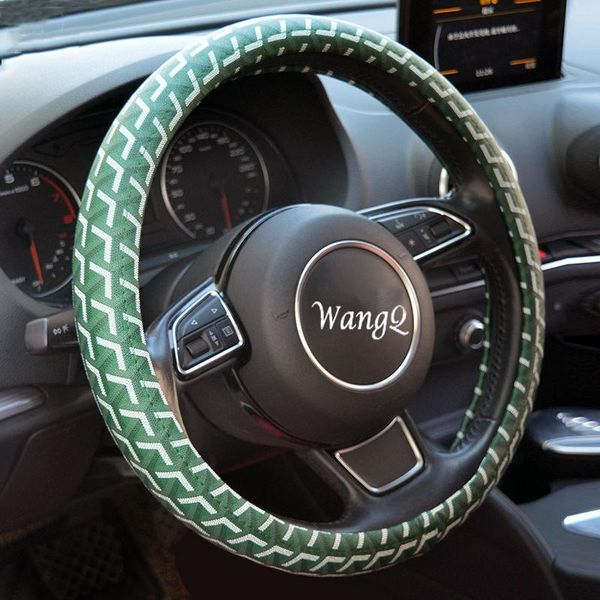 

steering wheel covers universal dog tooth pattern four seasons cover