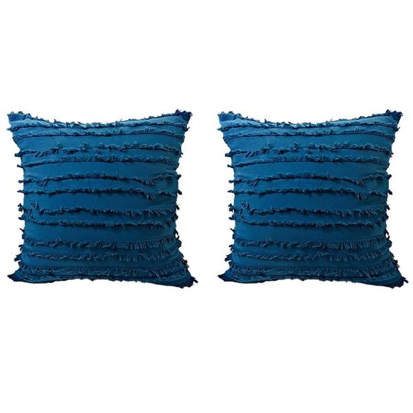 

pillow case home decor durable for girl cushion covers jacquard stripe pattern soft breathable bedroom stereoscopic sofa with tassel wedding