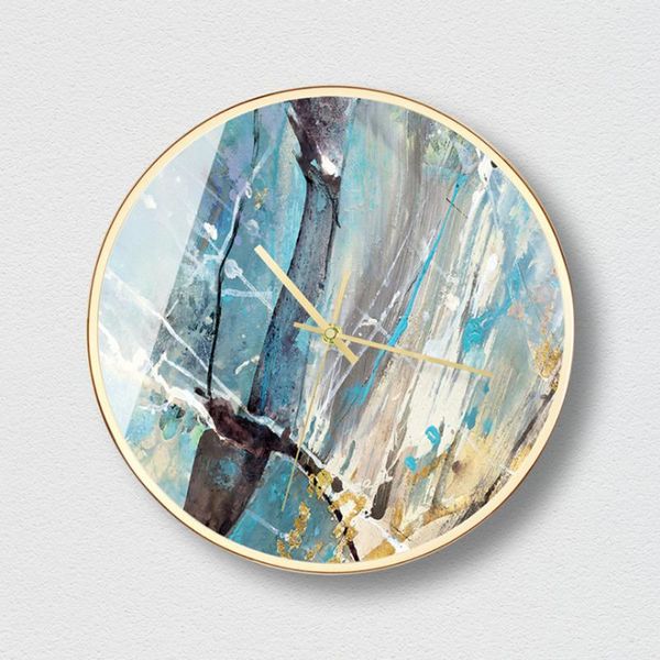 

wall clocks 3d clock abstract marble digital modern design luxury 12/14inch watch for home decor silent duvar saati