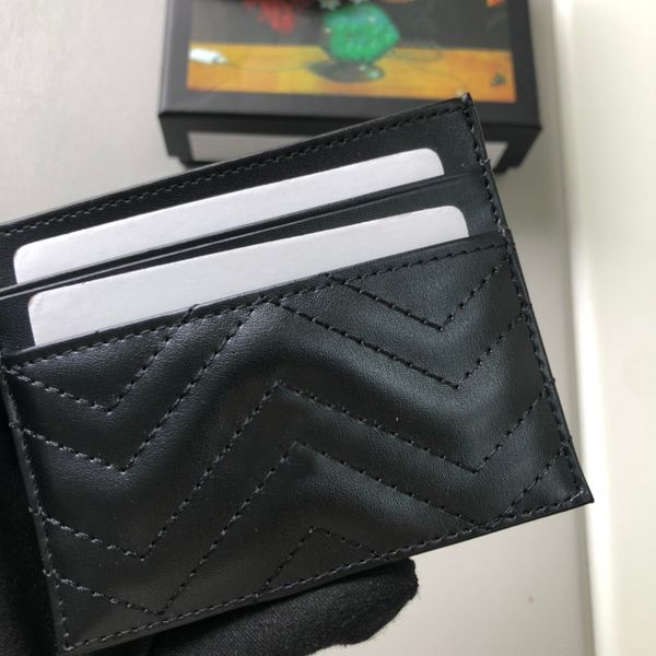 

fashion brands credit card holder wallet bags genuine leather cardholder coin purse luxurys designers womens mens mini wallets, Brown;gray