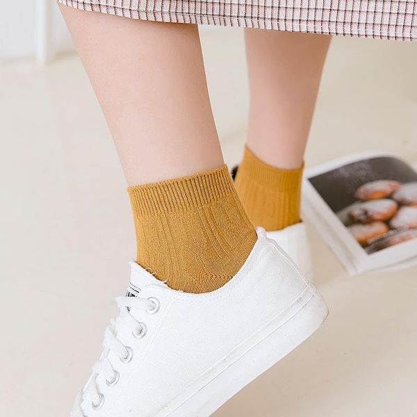 

socks & hosiery female summer short in her korea cute japanese style korean low cut women's pure cotton thin, Black;white