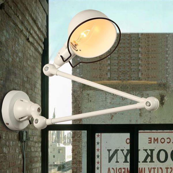 

wall lamps rh loft e14 led lamp mechanical arm france jielde reminisced retractable double vintage,folding rod light