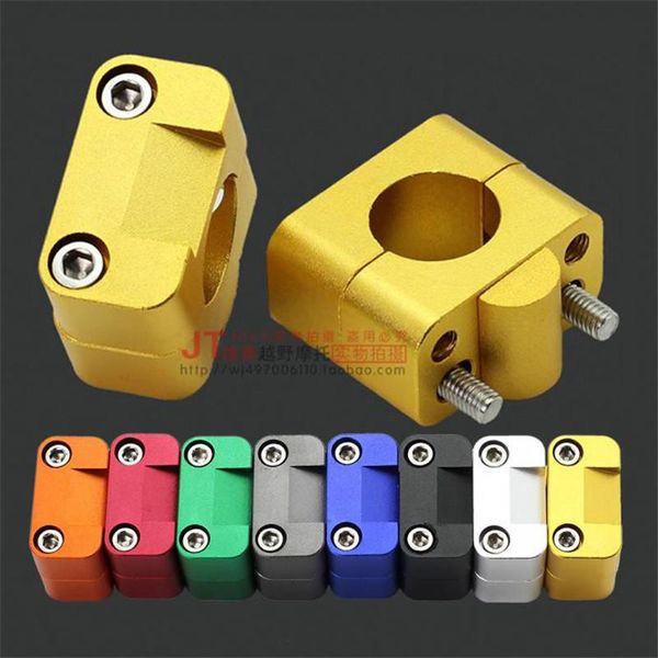 

handlebars 5 colors cnc aluminum motorbike handle bar mount adapter hand universal motorcycle accessories handlebar risers