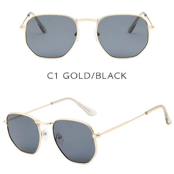 

fashion polygon sunglasses women/man brand designer sunglasses female candy color alloy mirror street beat oculos de sol wholesale, White;black