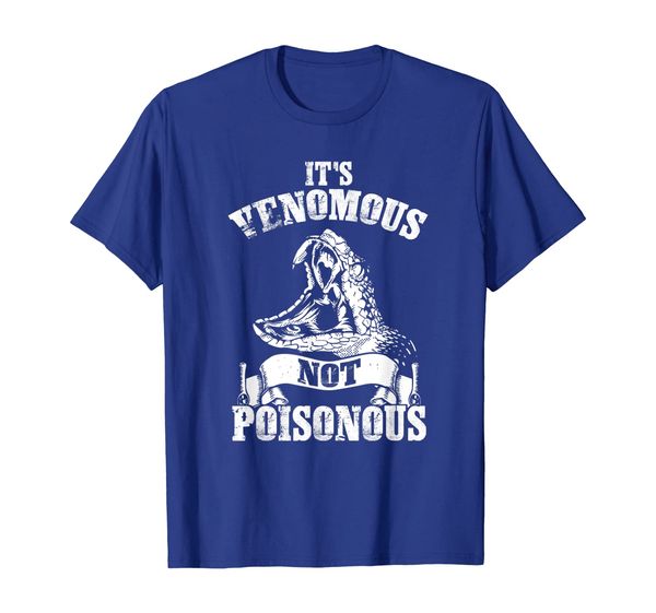 

mens womens venomous not poisonous reptile lover t shirts, White;black