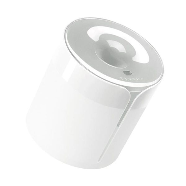 

storage bottles & jars toilet tissue roller box roll container bathroom (white)