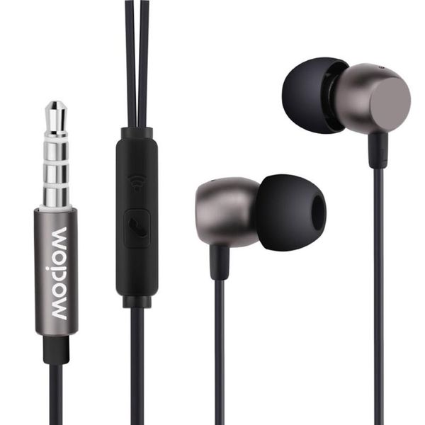 

headphones & earphones wopow 3.5mm wired control sport headset with microphone for huawei honor