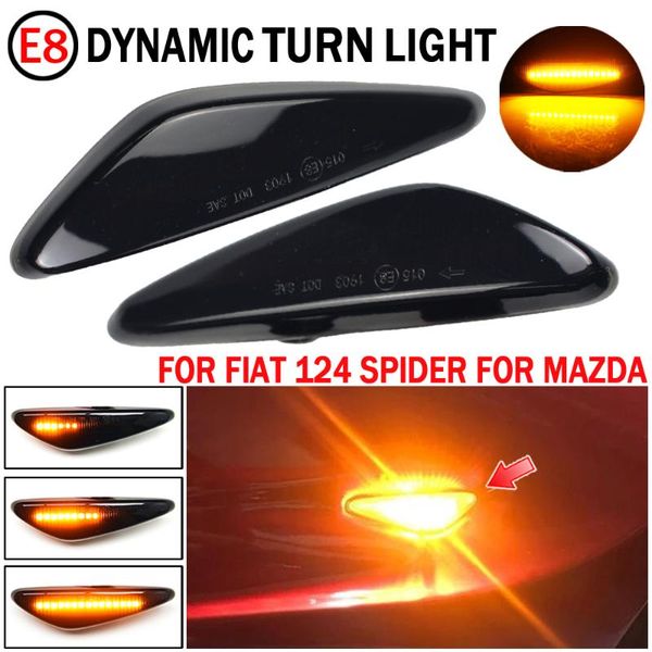 

dynamic led side marker turn signal indicator light lamp for 6 atenza 5 premacy rx-8 mx-5 miata 124 spider emergency lights