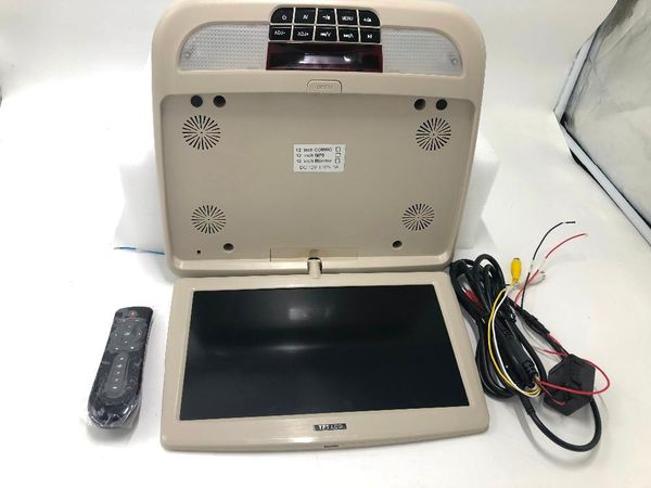 

car video 12 inches led digital screen roof mounted display monitor ceiling / flip down overhead for and bus