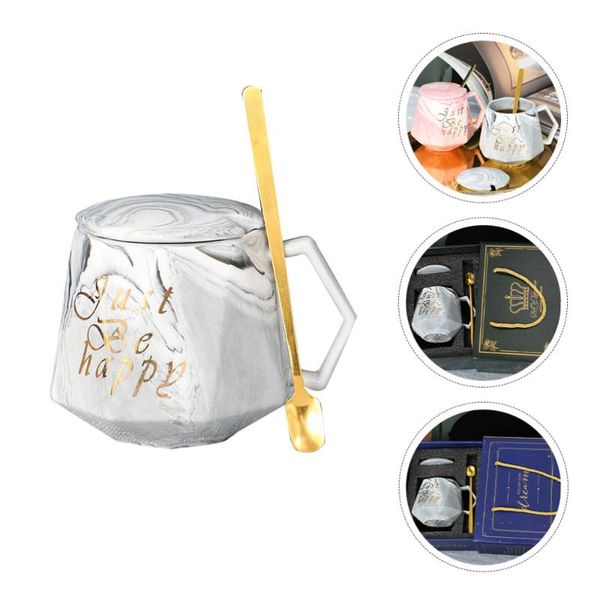 

gift wrap 1 set durable marbling coffee mug creative ceramic cup