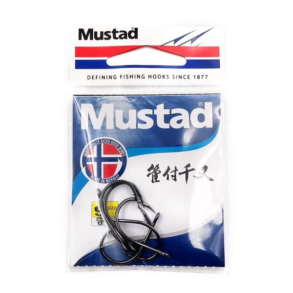 

20packs/lot mustad hooks for sea fishing carbon steel hook 10104sp-bn #