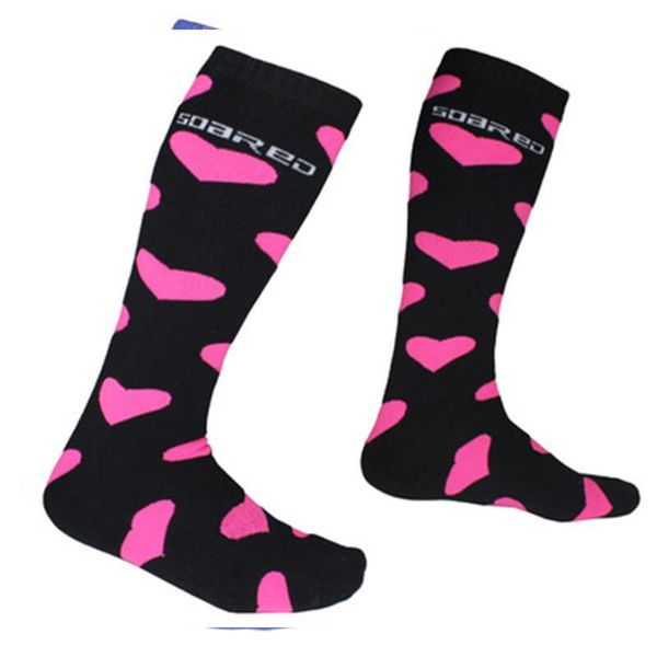 

sports socks profession winter kids thermal ski thick cotton snowboard skiing&hiking boys girl cycling, Black