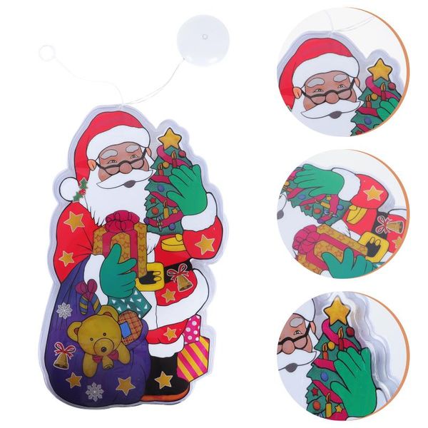 

christmas decorations 1pc light window hanging decor led sucker
