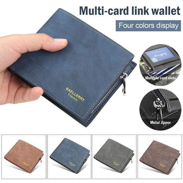

wallets name engraving men customized zipper card slot male purse pu leather coin holder, Red;black