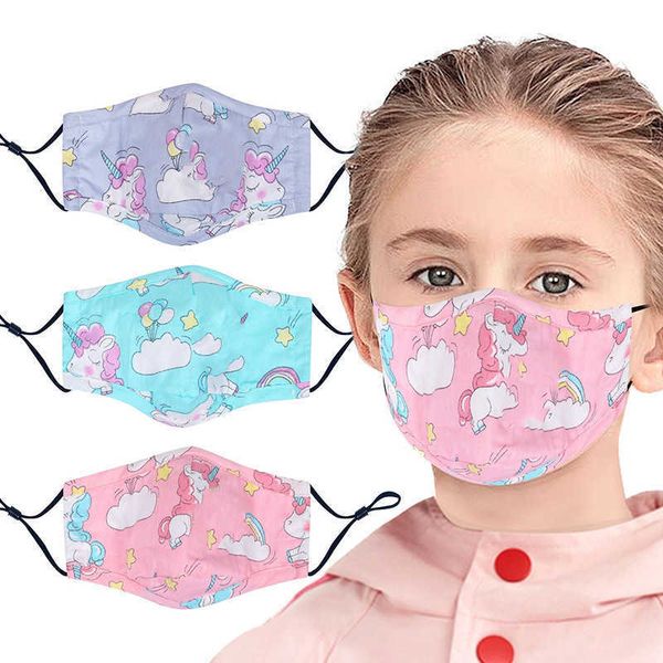 

children's winter pm filter inserted breathing vae cotton mask lovely adjustable children's maskhigh quality